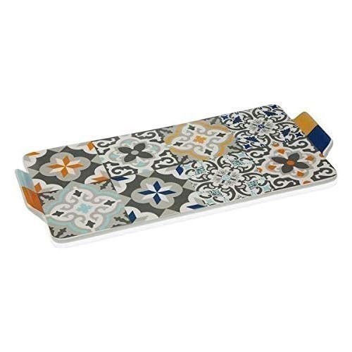 BANDEJA VERSA ALFAMA PORCELANA 36X16.5CMS